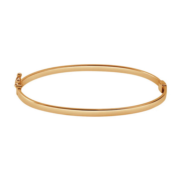 Złota bransoletka 585 wąska typu bangle - BZC6671