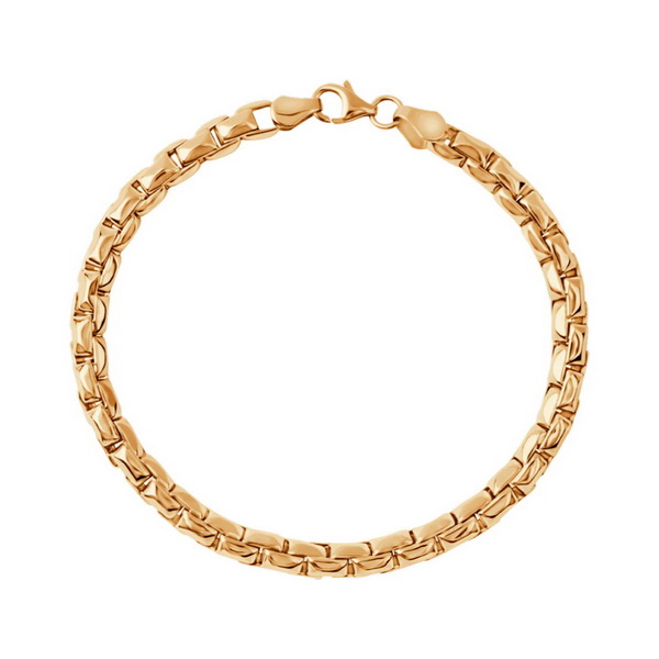 Złota bransoletka łańcuchowa unisex - 333 - BXX6691