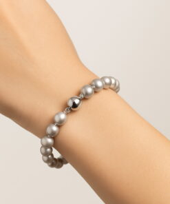 Alternatywny widok Bransoletka z ciemnymi perłami 6-8mm - BSN6375