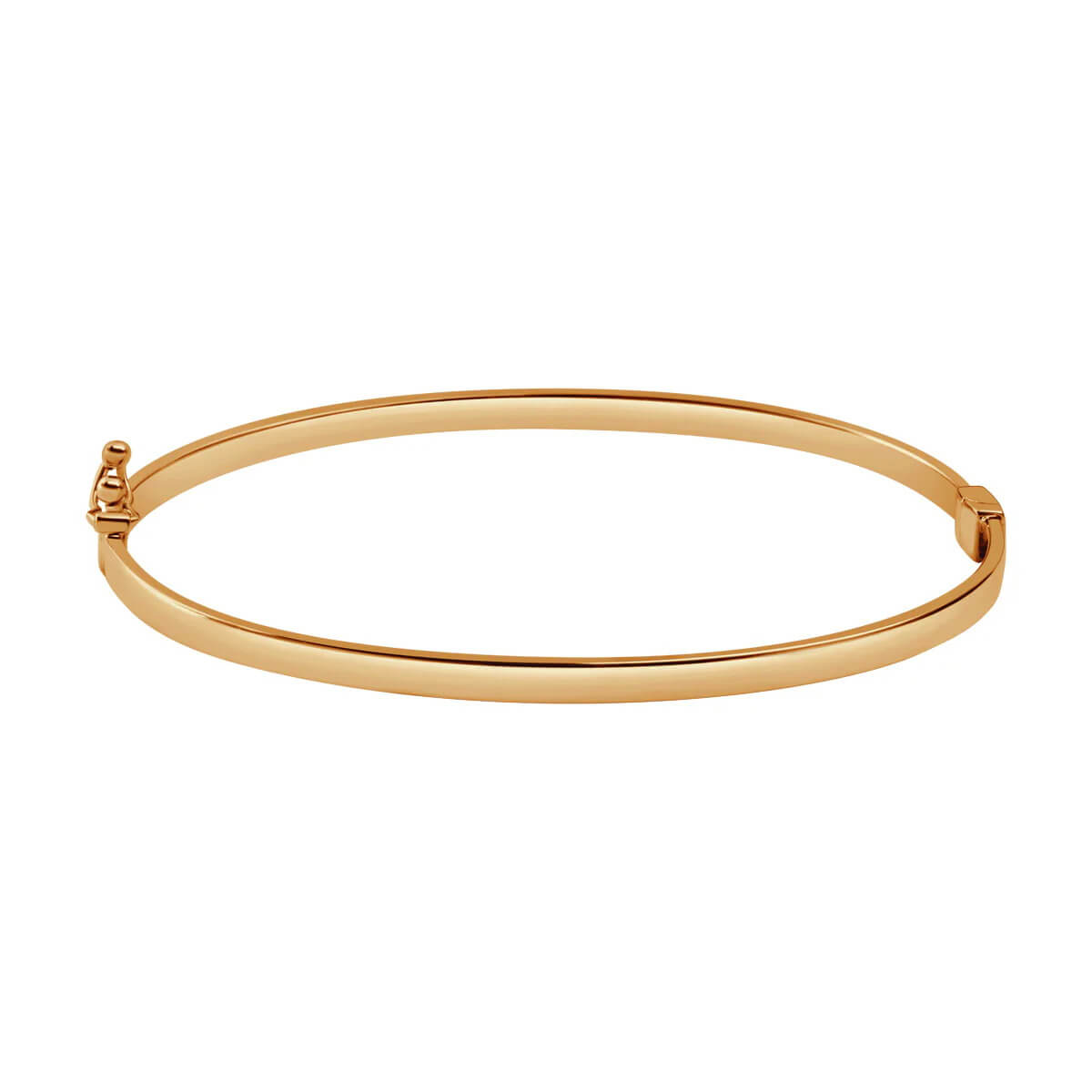 Złota bransoletka 585 wąska typu bangle - BZC6671 - Obrázek 4