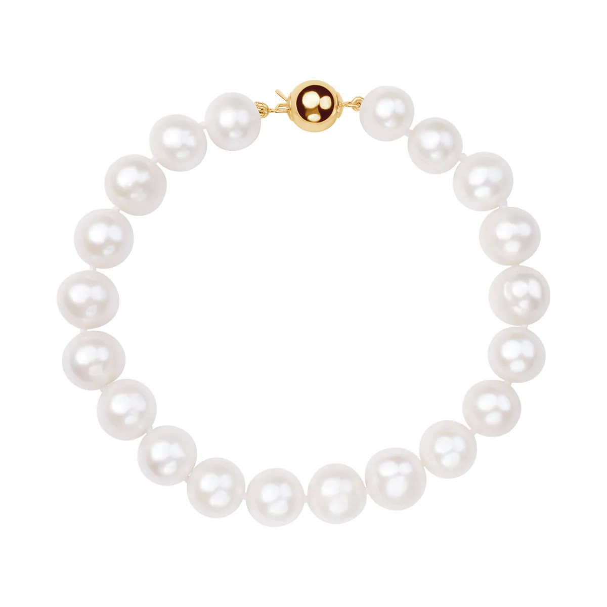 Bransoletka złota z perłami 8-9mm – BZN6319 - obrazek 5