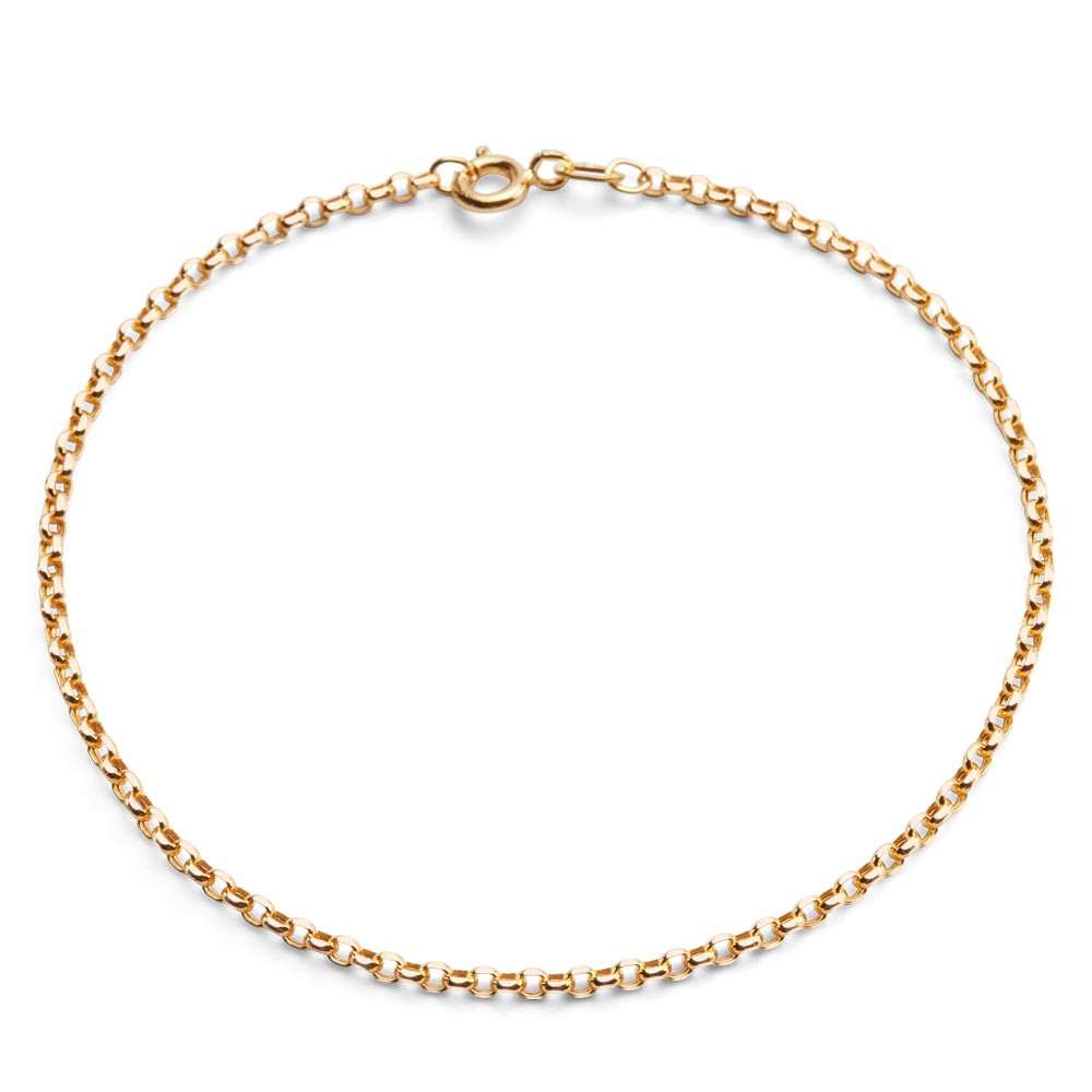 Złota bransoletka - ROLO - 585 - BZX6333