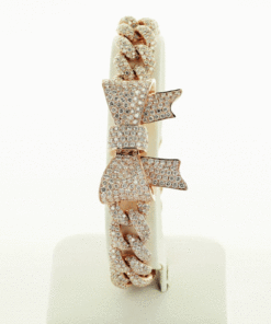 Alternativní pohled na Exclusive | bransoleta kokarda  z 1295 brylantami w 18-karatowym złocie