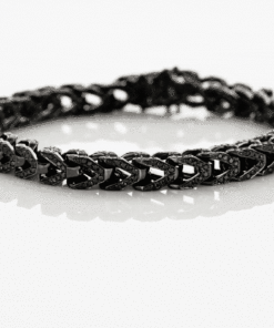 Alternatywny widok Exclusive | Piękna czarna bransoleta typu łańcuch - DDB0806
