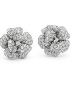 Exclusive | Przepiękne brylantowe kolczyki kwiaty