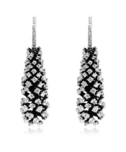 Exclusive | niezwykłe wiszące czarne złoto z brylantami