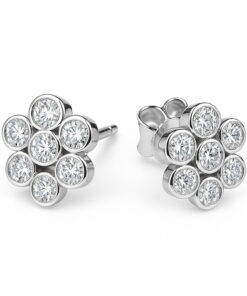 Exclusive | Brylantowe kolczyki kwiatki