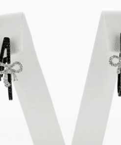 Alternatywny widok Exclusive | kolczyki z kokardką z czarnego złota