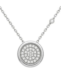 Exclusive |  naszyjnik z białego złota 750 z brylantami