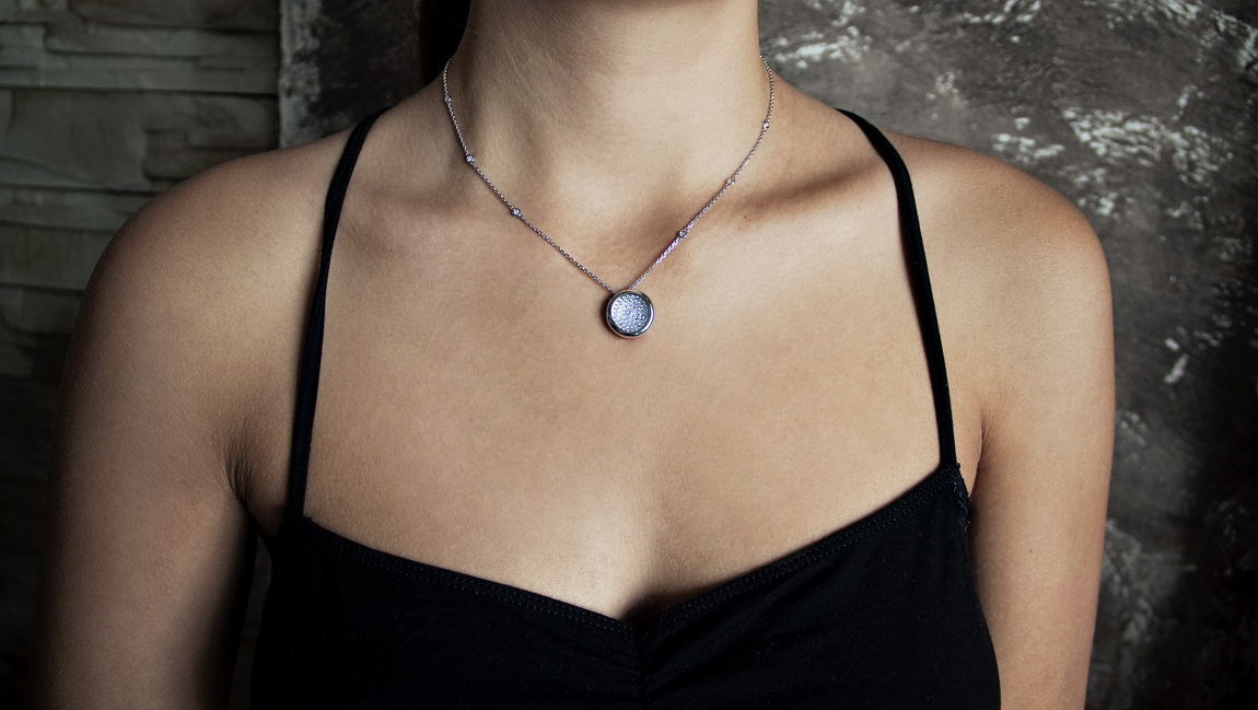 Exclusive | naszyjnik z białego złota 750 z brylantami - obrazek 6