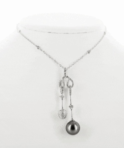 Alternatywny widok Exclusive | Niezwykły naszyjnik z morską perłą i brylantami