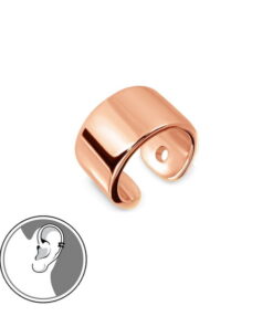 Alternatywny widok Srebrny szeroki piękny mankiet do ucha w 3 kolorach