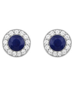 Kolczyki z szafirami i diamentami - KBD2950S
