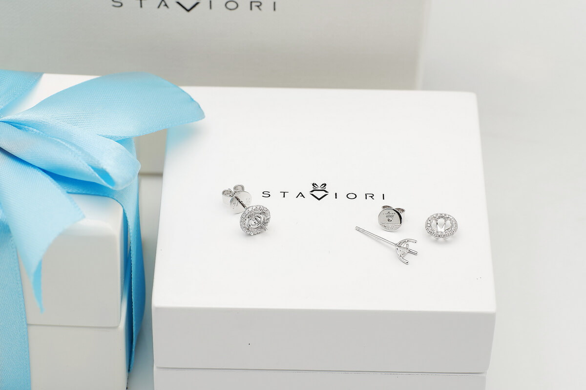 Exclusive | Brylantowa oprawa kolczyków w 18-karatowym złocie - obrazek 11