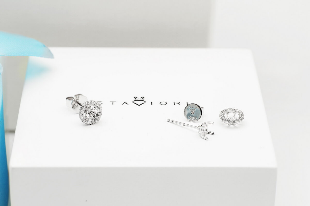 Exclusive | Brylantowa oprawa kolczyków w 18-karatowym złocie - obrazek 13