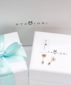 Alternativní pohled na Kolczyki z różowego złota z brylantami - KRD2556