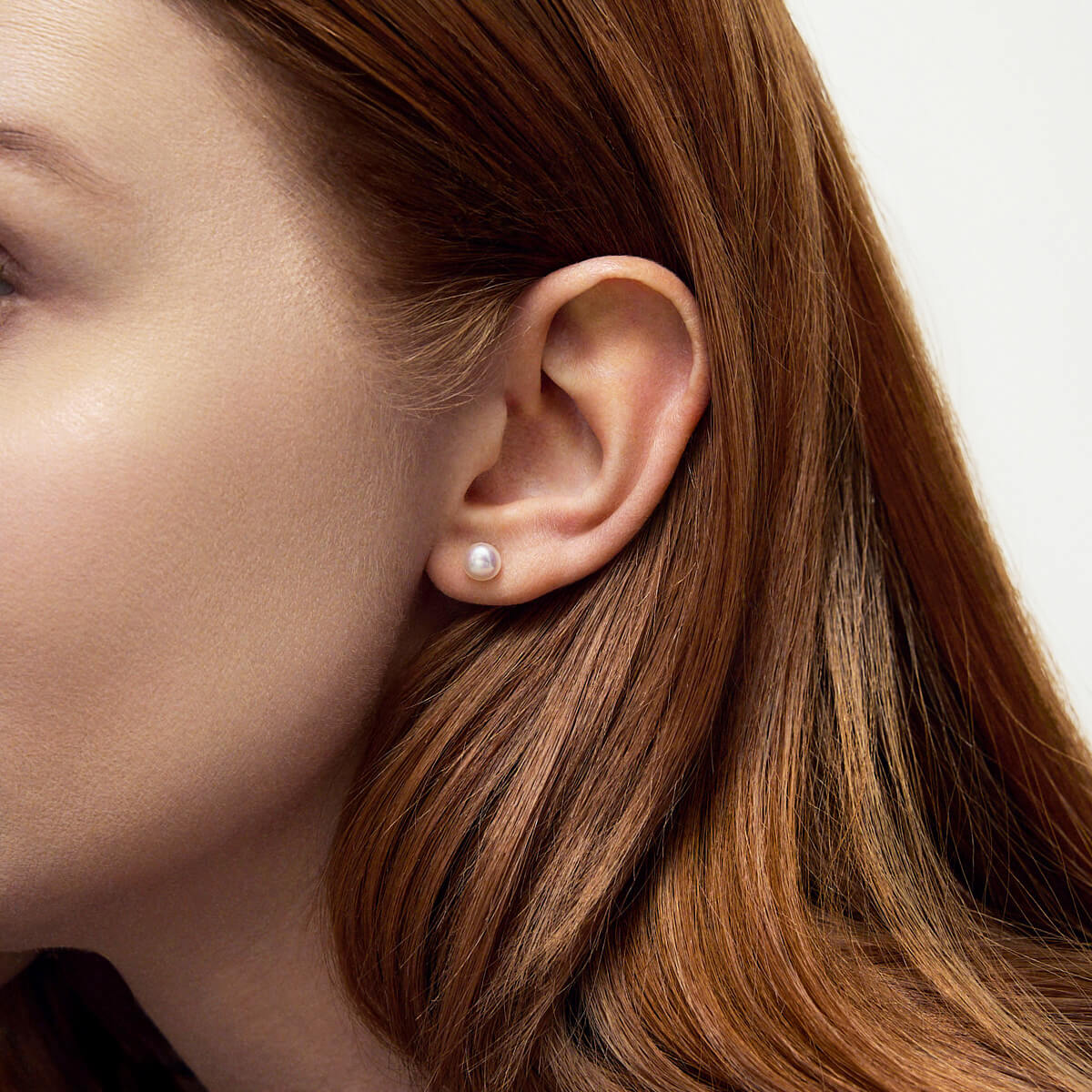 Srebrne kolczyki z perłami 6mm - KSN0303 - obrazek 7