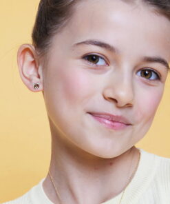 Alternativní pohled na Srebrne kolczyki misie dla dziewczynki - KSE6207