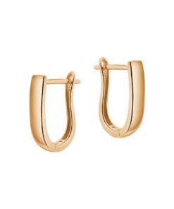 Alternatywny widok Złote kolczyki typu huggie próby 333