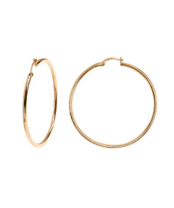 Złote kolczyki koła 44mm 333