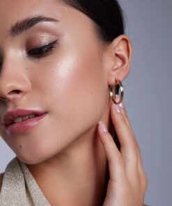 Alternativní pohled na Złote kolczyki koła 25mm 585