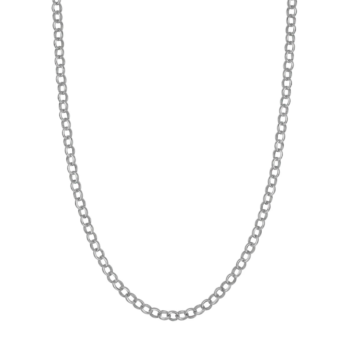 Srebrny łańcuszek ROLO 2mm 50/60cm