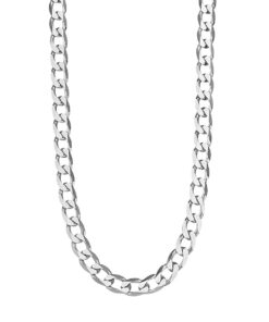 Srebrny łańcuszek gruba PANCERKA męska 5mm 50cm