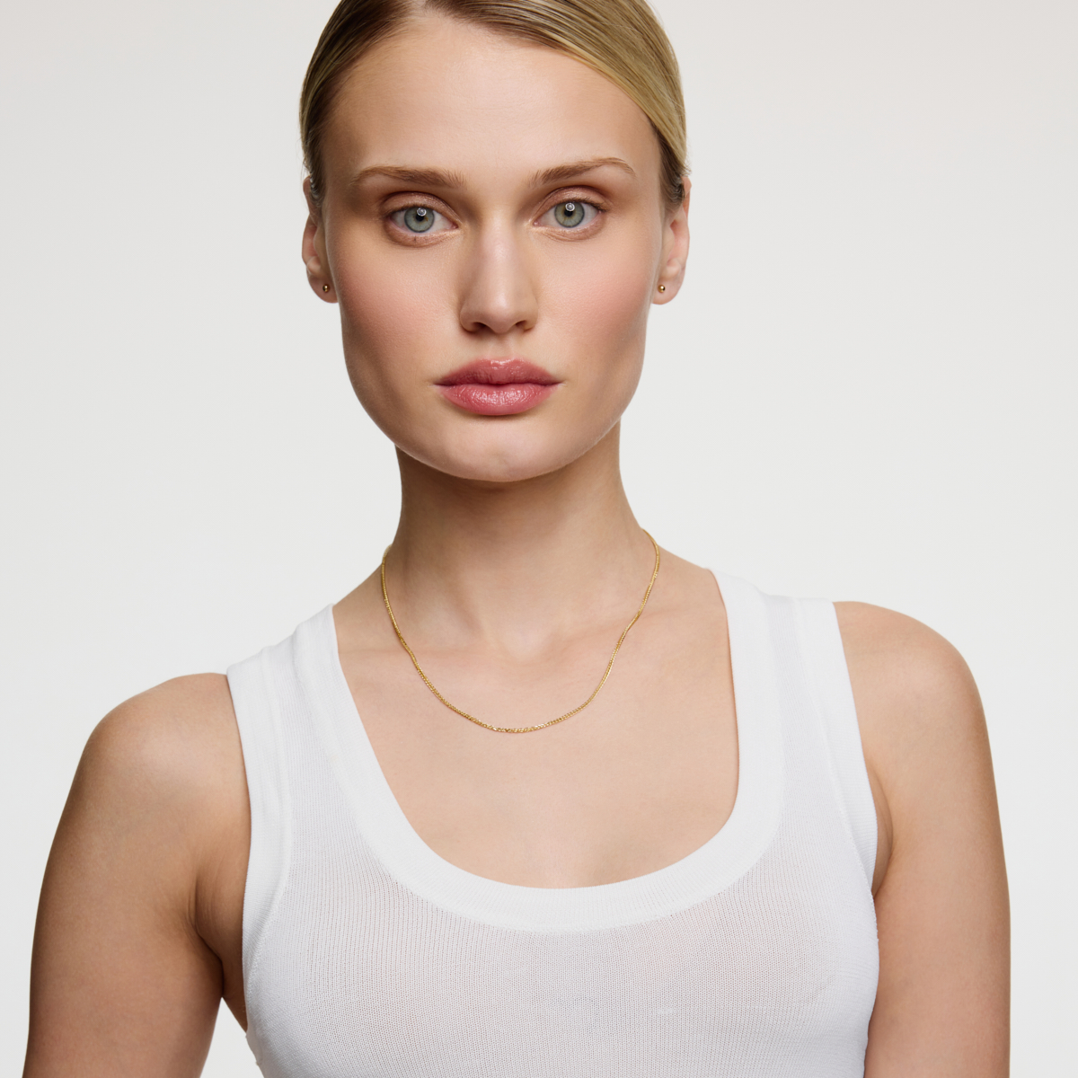 łańcuszek złoty 585 SPIGA - rozmiary 42/45/50cm – Bild 2