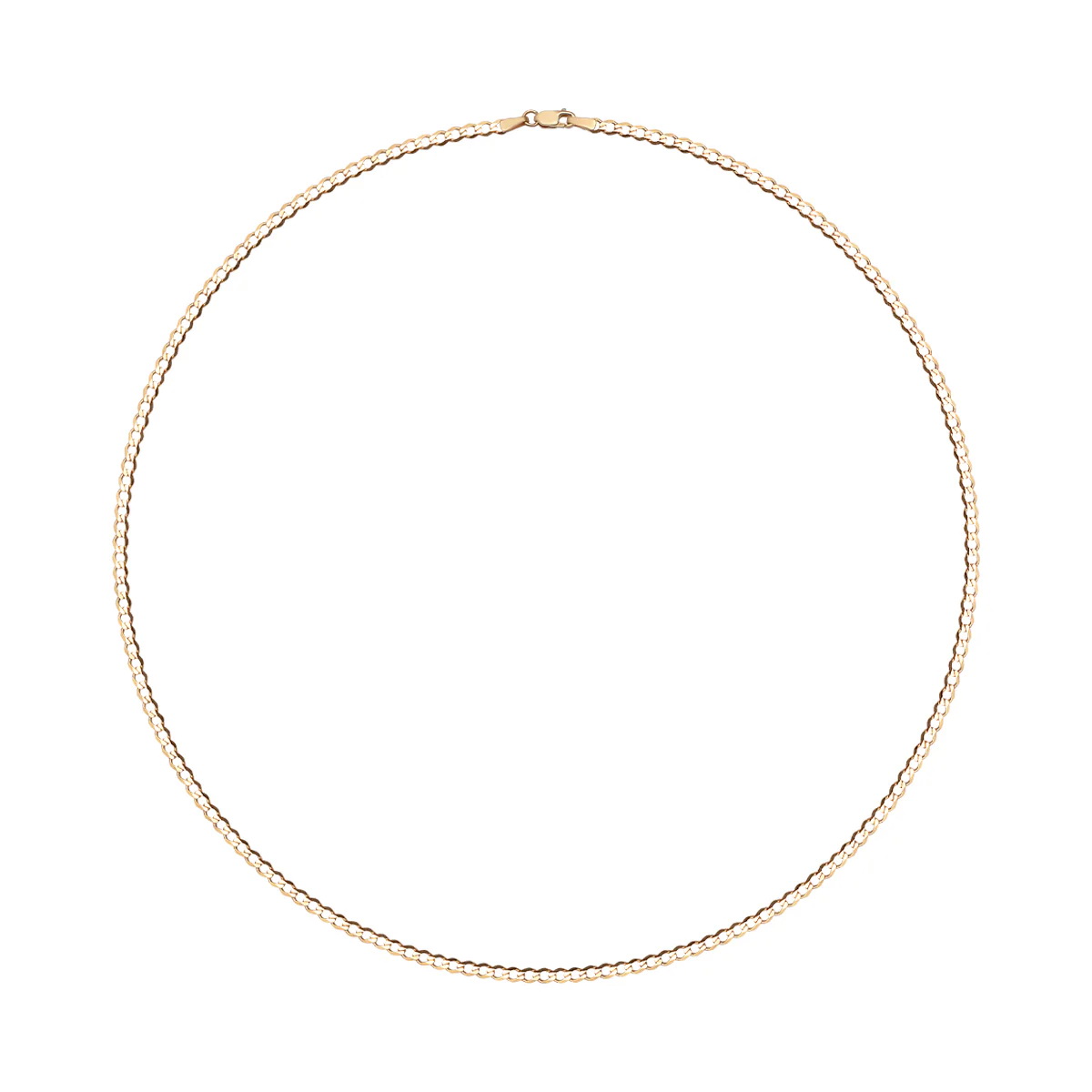 Złoty łańcuszek pancerka 333 2,5mm 50cm - Obrázek 2