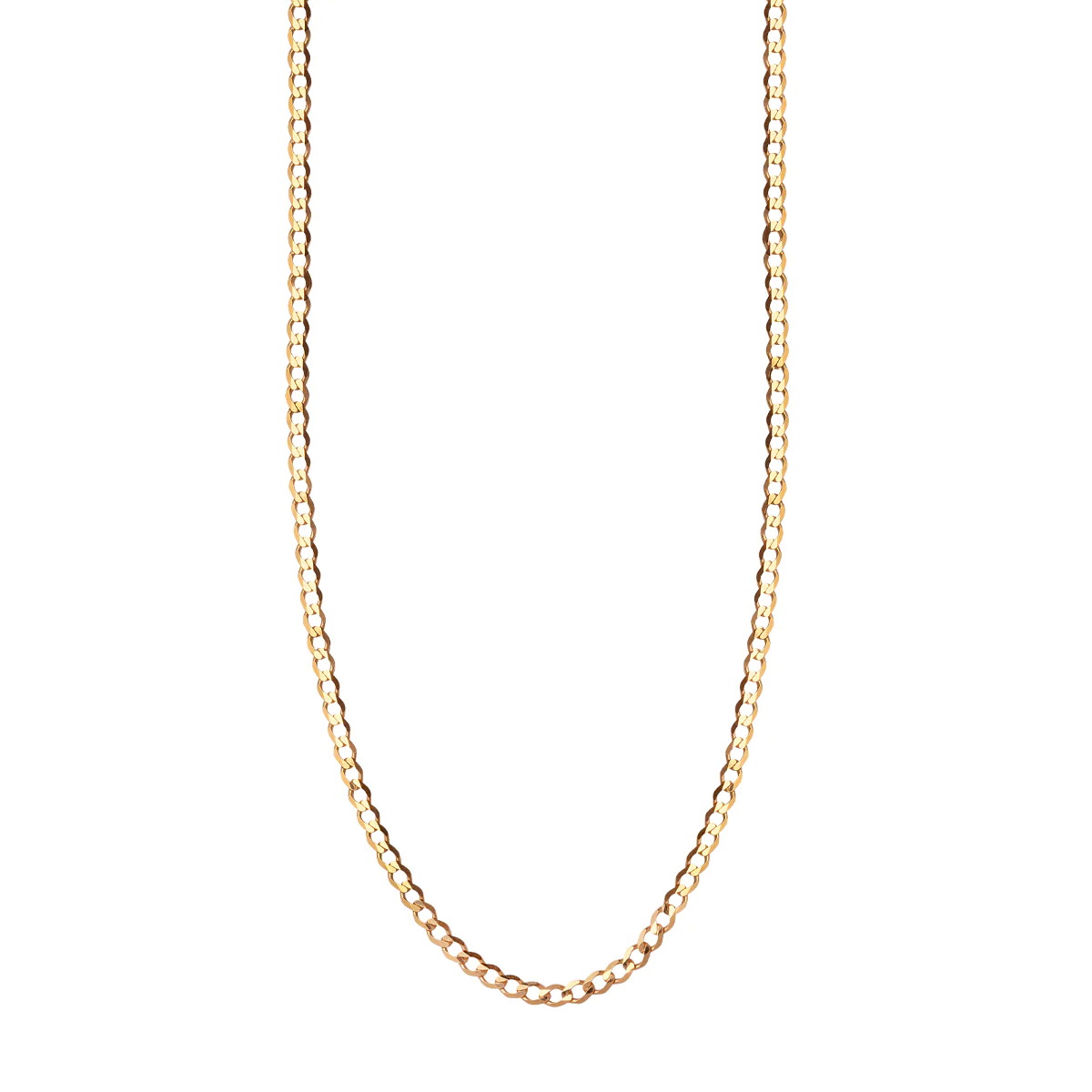 Złoty łańcuszek pancerka 333 2,5mm 50cm - Obrázek 3