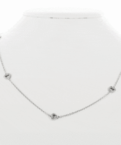 Alternatywny widok Exclusive | Przepiękny naszyjnik brylantowy z serduszkami