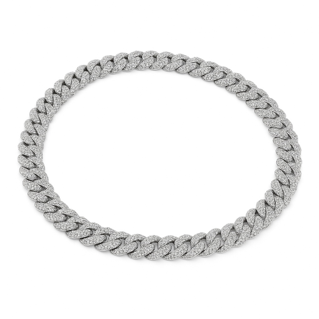 Exclusive | brylantowy łańcuch na full wypasie