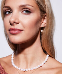 Alternative Ansicht von Perły naturalne 8-9mm ze srebrem NSN3453 | 42, 45, 50, 55 cm