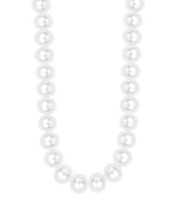 Alternatywny widok Naszyjnik złoty z naturalnymi perłami 7-8,5mm