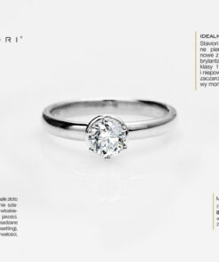 Alternative Ansicht von Exclusive | cudowny zaręczynowy pierścionek 0,50ct w 18-karatowym złocie