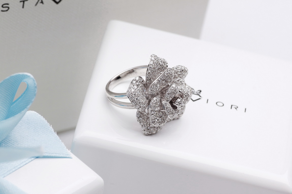Exclusive | pierścionek z brylantami w kształcie kwiatu w 18-karatowym złocie - Image 18