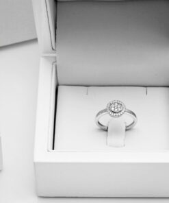 Alternative Ansicht von pierścionek z białego złota z 28 brylantami