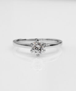Alternativní pohled na Exclusive |  Klasyczny pierścionek zaręczynowy z brylantem 0,50ct