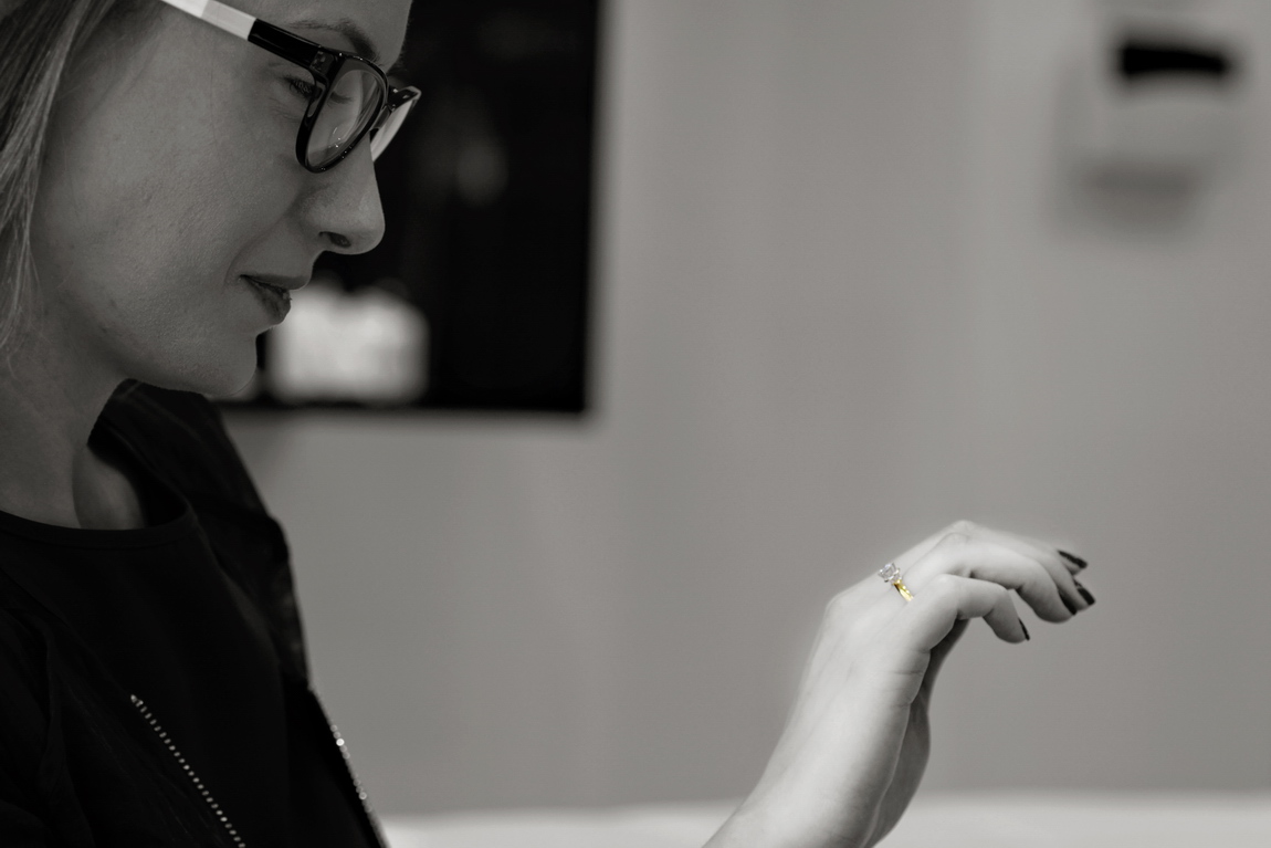 Exclusive | pierścionek zaręczynowy idealny - 0,50ct w złocie 750 – Bild 12