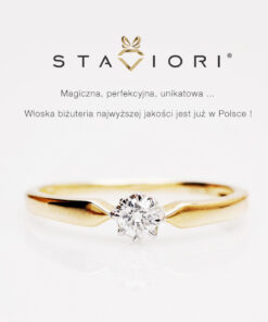 Alternative Ansicht von Exclusive | pierścionek zaręczynowy z brylantem 0,15ct w złocie 750