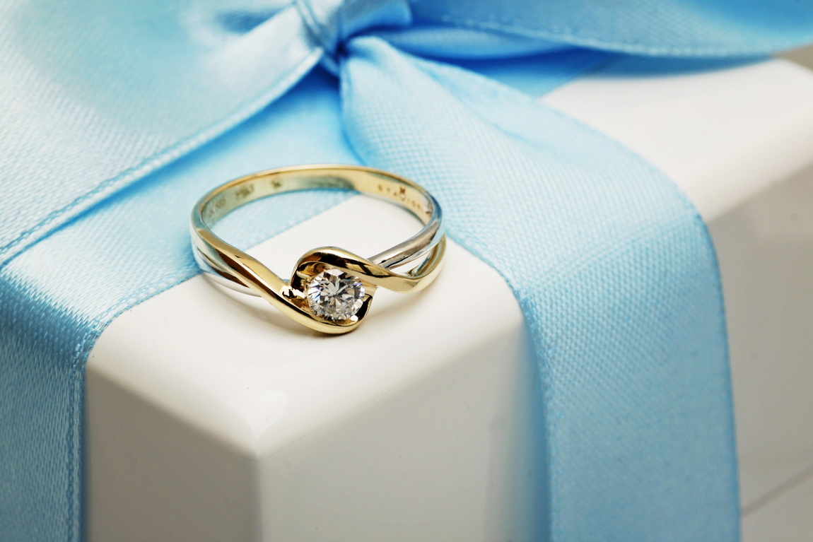 pierścionek zaręczynowy z brylantem 0,25ct - Image 10