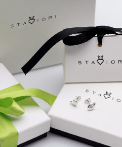 Alternatywny widok Srebrne kolczyki ptaszki