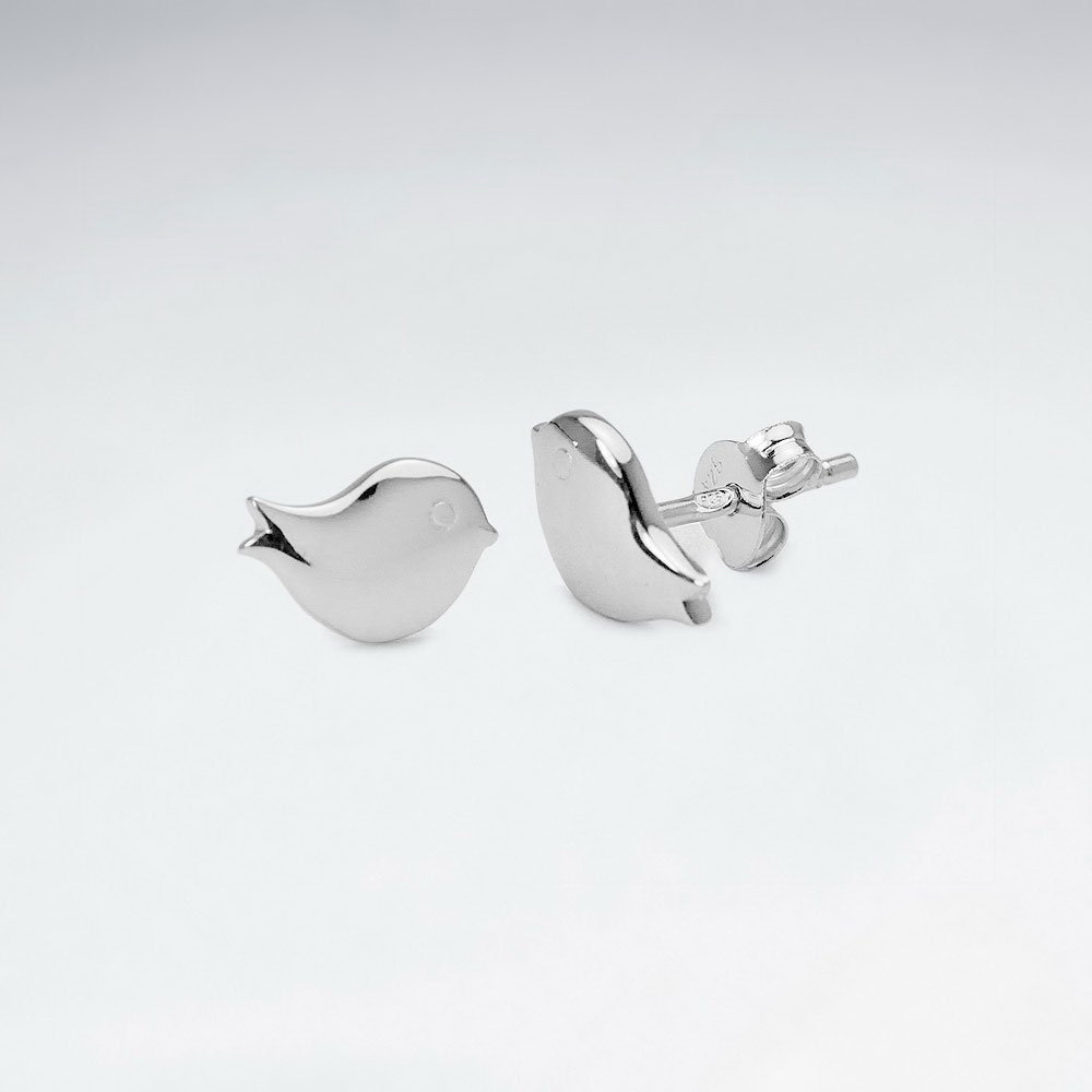 Srebrne kolczyki ptaszki – Bild 6