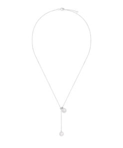 Alternative Ansicht von naszyjnik srebrny z perłami - dowolna regulacja długości