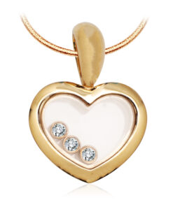 Exclusive | Serce happy diamonds w 18-karatowym złocie