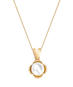 Alternatywny widok Wisiorek złoty z naturalną perłą