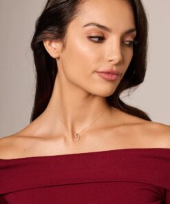 Alternativní pohled na Złoty wisiorek serce z brylantami 333