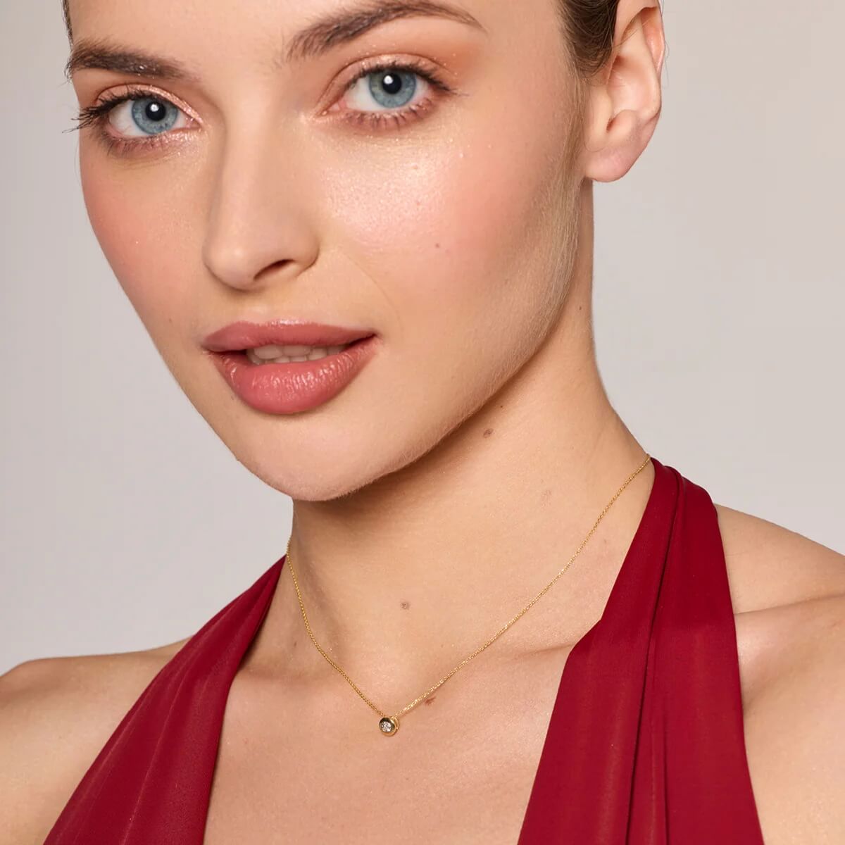 Złoty wisiorek z brylantem na dowolny łańcuszek - Obrázek 5