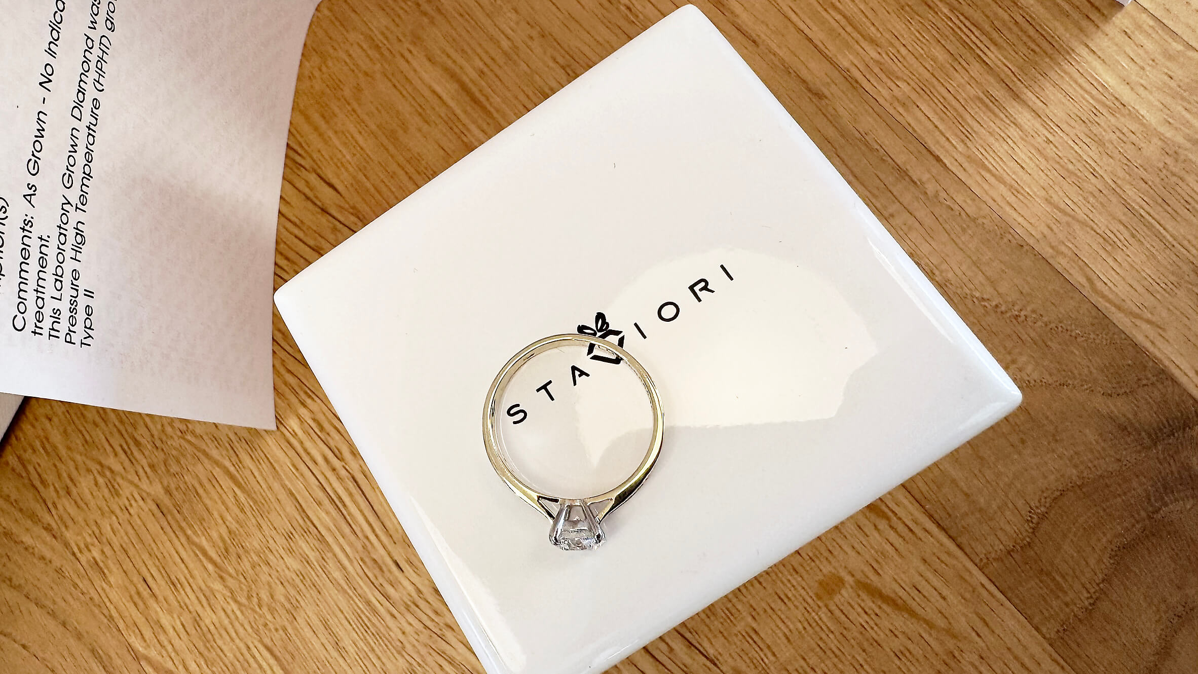 Staviori® Must Have | pierścionek zaręczynowy z 1ct diamentem laboratoryjnym D/VS1 - Obrázek 9