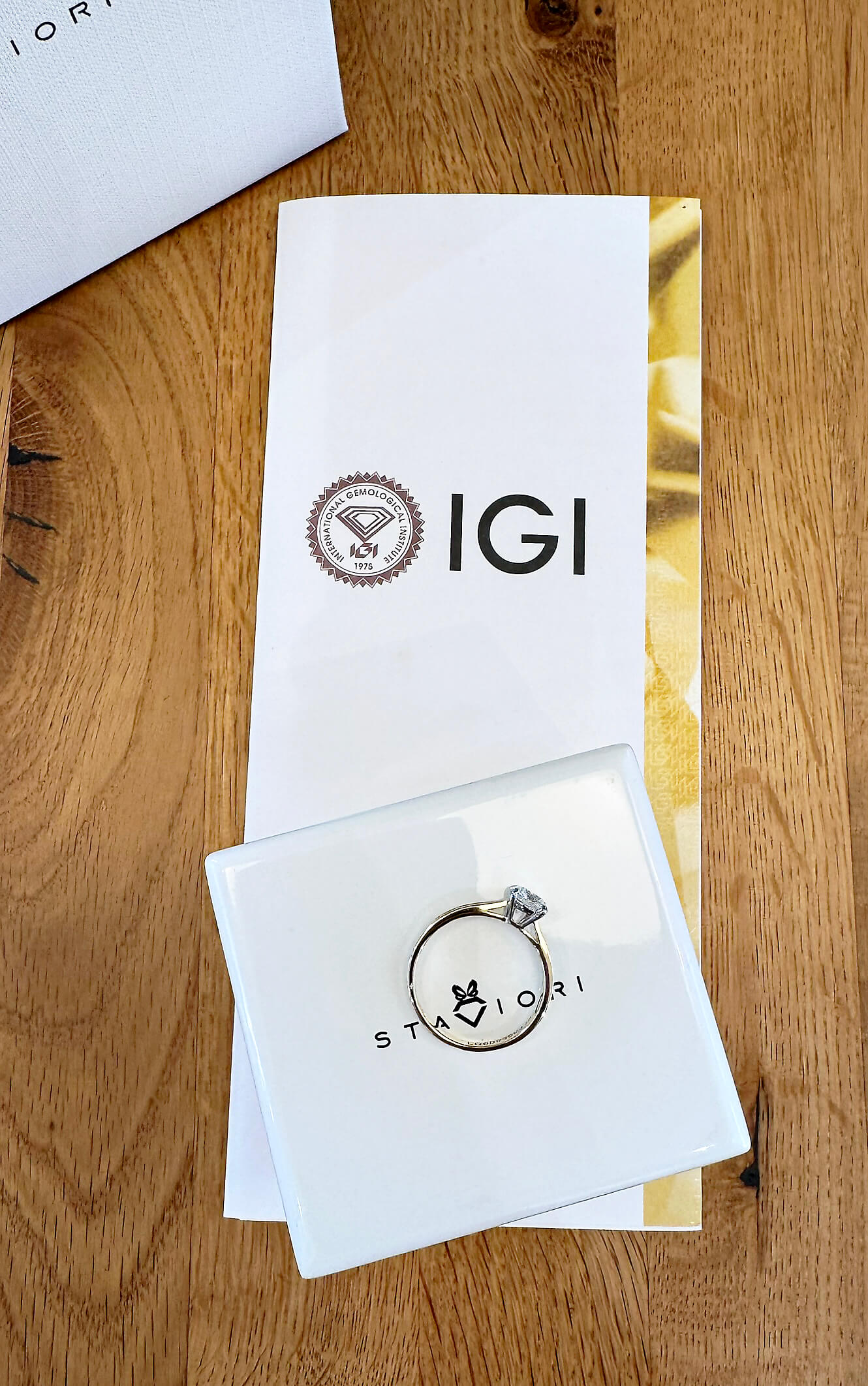 Staviori® Must Have | pierścionek zaręczynowy z 1ct diamentem laboratoryjnym D/VS1 - Obrázek 10